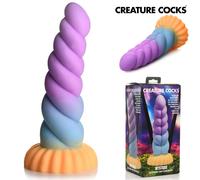 Creature Cocks Mystique Dildo Mostruoso Spirale in Silicone con Base a Ventosa