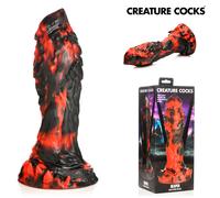 Creature Cocks Reaper Dildo Mostruoso in Silicone Rosso e Nero Tristo Mietitore