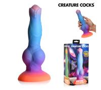 Creature Cocks Space Cock Glow-in-the-Dark Silicone Alien Dildo