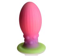 Creature Cocks XL Xeno Egg Glow in the Dark Silicone Egg Pink