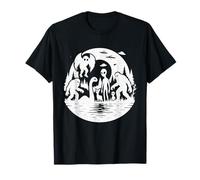 Creature Cryptid, Bigfoot Mothman Loch Ness Mostro Alieno Maglietta