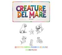 CREATURE DEL MARE: libro da colorare