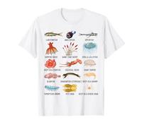 Creature del Mare Profondo Animali oceanici abissali Biologia Marina Maglietta