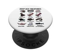 Creature del mare profondo - Scienza delle specie oceaniche abissali PopSockets PopGrip Adesivo