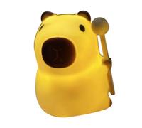 Creature Glow Lantern - Lanterna da tavolo Ray Kawaii per dormire, in resina alimentata a batteria con luce calda, ornamento calmante in morbido silicone, accessorio di scena per asili, capanne