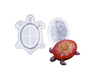 Creature marine creative elastomero cast per colofonia artigianale scatola pianificatore e proprietario fiamma gioielli in silicone fuso epossidico