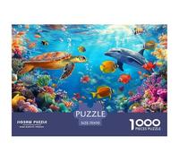 Creature Marine Puzzle 1000 Pezzi Gioco di Puzzle 1000 Pezzi Barriera Corallina per Adulti Relax Regalo 70x50cm/1000pcs