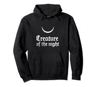 Creature Of The Night Goth Tarot Grunge Satanic Post Punk Felpa con Cappuccio