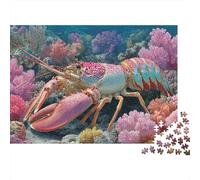 Creature sottomarine Mondo sottomarino Giochi di puzzle educativi adatti a bambini e adolescenti Molto interessanti e difficili 1000 pezzi (75x50 cm)