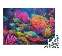 Creature sottomarine Mondo sottomarino Gioco educativo stimolante Adatto a bambini e adulti È un ottimo regalo 1000 pezzi (75x50 cm)