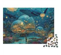Creature sottomarine Mondo sottomarino Regali e attività divertenti per adulti Ottimi per il divertimento in famiglia Perfetti come regali di compleanno Estremamente difficili 500 pezzi (52x38 cm)