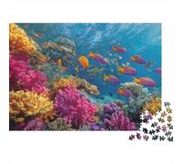 Creature sottomarine Mondo sottomarino Un divertente e fantastico gioco di puzzle educativo con un livello di difficoltà molto elevato 300 pezzi (40x28 cm)