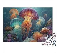Creature sottomarine Mondo sottomarino Un divertente e fantastico gioco di puzzle educativo con un livello di difficoltà molto elevato 500 pezzi (52x38 cm)