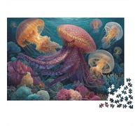 Creature sottomarine Mondo sottomarino Un divertente gioco per famiglie adatto ad adulti, adolescenti e bambini con un alto livello di difficoltà 500 pezzi (52x38 cm)