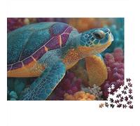 Creature sottomarine Mondo sottomarino Un divertente gioco per famiglie per adulti, adolescenti e bambini Estremamente difficile da completare 300 pezzi (40x28 cm)