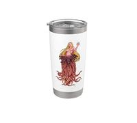 Creature tentacolari con teste di lupo - Scilla Bicchiere termico in acciaio inox doppia parete