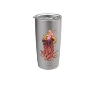 Creature tentacolari con teste di lupo - Scilla Bicchiere termico in acciaio inox doppia parete