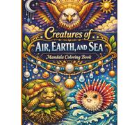 Creatures of Air, Earth & Sea Mandala Coloring Book