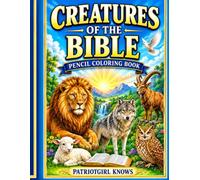 Creatures of the Bible Coloring Book: 50 Scripture Coloring Pages Featuring Biblical Animals, Birds, and Legendary Creatures for Teens & Adults