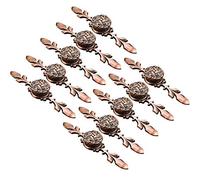Creatwls Set di 10, Maniglie per Mobili Armadio da Cucina Maniglia Porta Tirare Manopole di Vintage, Maniglione Accessori per Mobili, Lega di Zinco