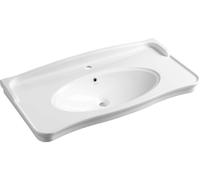 Creavit Antik lavabo 100.3x50.1 cm rettangolare a parete bianco lucida AN100