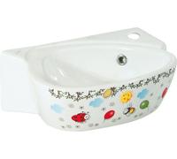 Creavit Kid lavabo 39x29 cm a parete per bambini bianco lucida CK035-FF