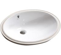 Creavit lavabo 57x43 cm ovale da incasso-sottopiano bianco lucida TP216
