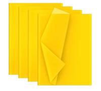 Creavvee® - Carta velina per decoupage, 50 x 70 cm, 30 fogli, colore: Giallo