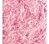 Creavvee Regalo che imballa la protezione della carta tagliuzzata & materiale della decorazione 100g rosa chiaro