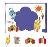 Creazione Carta 3D | Kit Modelli Artistici 3D Di Carta,Progetto Artistico Manuale per Scuola Casa Principianti Bambini Ragazzi Sostenitori Educazione