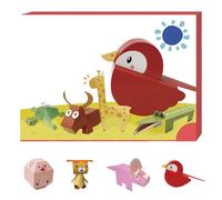 Creazione Carta 3D | Scultura in Carta Fatta a Mano,Set Creativo Interattivo Manuale Per Scuola Appassionati Ammiratori Decorazioni Adolescenti Bambini