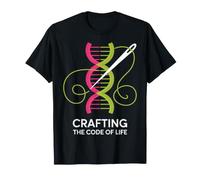 Creazione del codice di Vita Dna Needle Design Maglietta