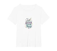 Creazione di magia di Secondo Grado Maglietta, Donna Plus-Size, Bianco, 3X