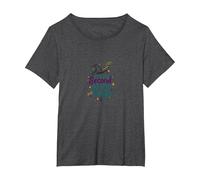 Creazione di magia di Secondo Grado Maglietta, Donna Plus-Size, Grigio Scuro, 2X