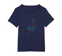 Creazione di magia di Secondo Grado Maglietta, Donna Plus-Size, Navy, 3X