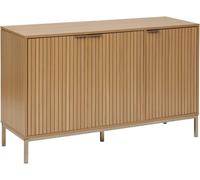 5 five simply smart 5five - Credenza Tasso a 3 Ante Effetto Legno Naturale - 2 Ripiani - 4 Scomparti - Chiusura Ammortizzata - Soggiorno
