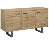 Credenza a 3 ante colore legno naturale Timber
