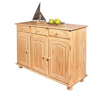 Links Credenza Abaco 3-TRG. Kiefer incolore