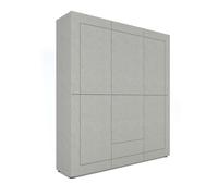 Credenza Alta 5 Ante e 3 Cassetti 150x35x165 cm Elios Cashmere
