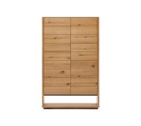 Credenza alta Alguema 2 ante impiallacciato rovere finitura naturale 100 x 163,5 cm
