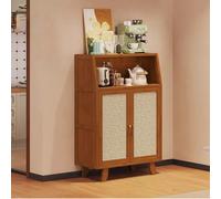 Credenza Con Contenitore, Mobile Bar In Stile Rustico, Mobile Da Cucina Con Maniglia In Metallo For Sala Da Pranzo E Soggiorno