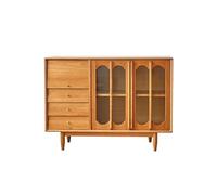 Credenza Credenza Della Cucina Mobiletto laterale da pranzo in legno massello for la casa, il soggiorno, cucina, parete, ristorante, l'ingresso semplice, decorazione, i mobili Credenza Mobile bar