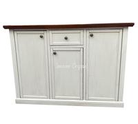 CREDENZA CREDENZINA SHABBY IN BICOLORE INGRESSO