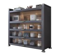 Credenza Cucina Salvaspazio, Scaffale da Panettiere con Mobiletto Portaoggetti, Capacità di Carico di 1323 Libbre, for Riporre Forni a Microonde, Macchine for il Caffè e Utensili