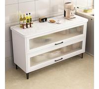 Credenza da cucina moderna con design a lastre di roccia, resistente, per ingresso e bar di ristorante, dispensa e caffè, ideale per la preparazione di alimenti e supporto per microonde