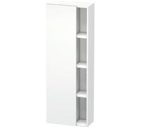 Duravit DuraStyle Armoire haute 1238, 1 porte battante, charnières à gauche, hauteur : 1400mm, profondeur : 240mm, DS1238L1818, DS1238L1818, Colorazione: Bianco Opaco / Bianco Opaco