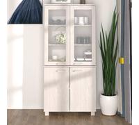 Credenza HAMAR in Legno Massello di Pino Bianca
