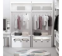 Credenza HOMCOM soggiorno camera da letto con 3 cassetti ripiani aperti 102x33x61,5 cm