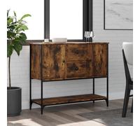 vidaXL Credenza Rovere Fumo 100x36x85 cm in Legno Multistrato