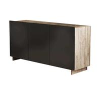 CREDENZA MADIA A 3 ANTE DESIGN MODERNO 150x41,5x76CM VARI COLORI MOD.CARLILE